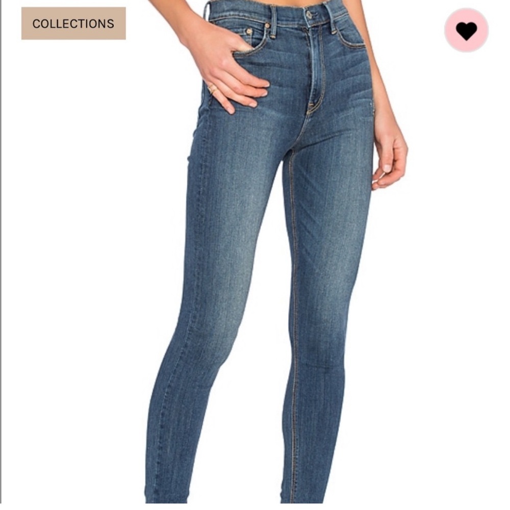 GRLFRND Kendall jeans silver lake skinny stretchy high rise 27